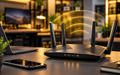 Wi-Fi рутер за домашна безжична мрежа