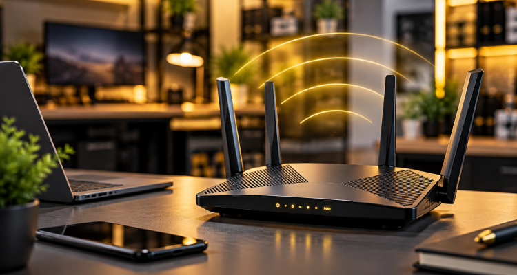 Wi-Fi рутер за домашна безжична мрежа